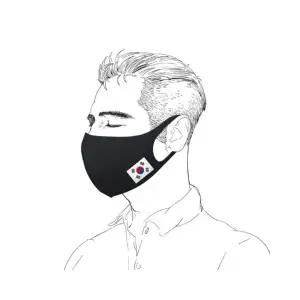 루미나D 빨아쓰는 태극기 3d입체 패션 마스크 5색