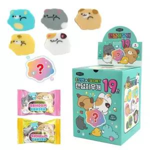 깜도리2 미니 랜덤 지우개 애니멀 단체 뽑기 선물 세트 답례품 동물 모양 60개