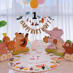 돌상포토존 백일상 기념사진 사진 포토존 케이크 토끼 기념 파티보드 손그림 소품 사이즈