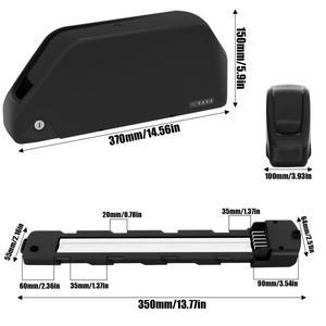 폴리 배터리 케이스, Ebike 박스, 다운튜브 거치대 포함, 최대 70 개, 21700 셀