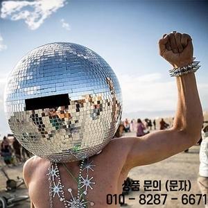 디스코 볼 헬멧 | Gazing Ball 파티 결혼식 휴가를 위한 거울 유리 바 DJ 클럽 마스크를 재미있고 반짝이는