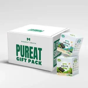 (선물세트) SQI241Y1 퓨어잇 오가닉 순수한아이김 6박스세트 선물용 간식박스