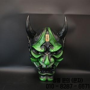 일본식 한야 마스크 착용 가능한 소품 할로윈 파티 센터피스 테이블 장식 홈 코스프레 성인용 고딕 선물