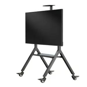 이동식tv스탠드 프롬프터거치대 모니터 방송 행사장 비즈니스 회의 다기능 고하중