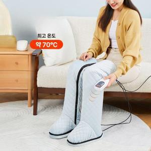 다리 온열기 찜질기 찜질팩 종아리 발열 마사지기 블루/M36 40