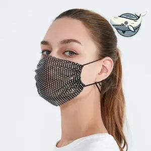 반짝이는 시스루 큐빅 마스크 공연용 고급스러운 qkR4+4NmN