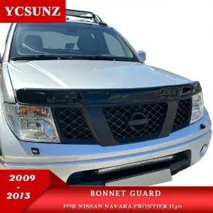 본넷덕트 닛산 Navara Frontier D40 아크릴 보닛 가드 2006 2007 2008 2009 2010 2011 2012 2013 더블 캐빈