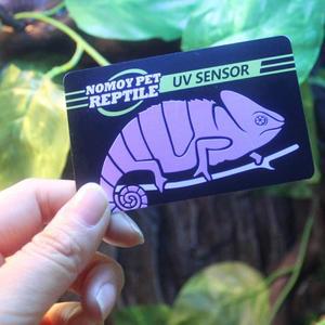 파충류 UVB 라이트  카드 자외선 측정기 종이 미터 거북이 도마뱀 애완동물 용품