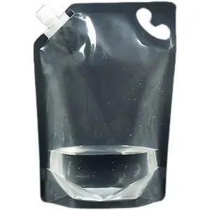 스파우트파우치 투명 휴대용 액체 비닐백