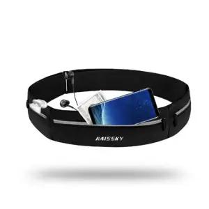 포켓허리가방 블랙 러닝가방 런닝힙색 런닝가방 포켓허리색 허리밴드포켓 런닝가방