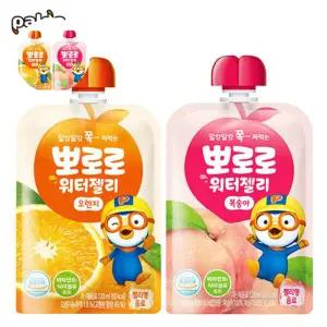 복숭아 뽀로로 워터젤리 오렌지 20개입 120ml 10개