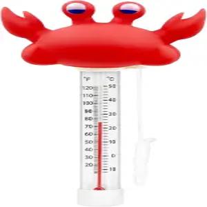 XY-WQ 플로팅 풀 온도계 스트링이 있는 물 온도를 쉽게 읽을 수 대형 사이즈 - 수영장 스파 온수 욕조 연못