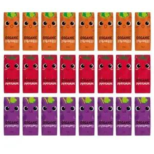 미니 유기농 주스 세가지맛(총24팩) 사과 토마토 포도 아기 베이비