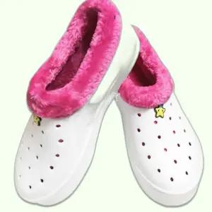 핑크 실내화 경량 털 초등 학교 200mm겨울슬리퍼 가벼운 학생신 학교신