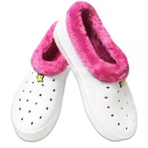 만능화 털 실내화 경량 따뜻한 학생 210mm 핑크 학생신 슬리퍼 학교 학교신 방한