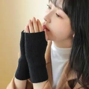 손토시 핸드워머 니트 토시 손목 남성 여성 장갑 신축성 겨울