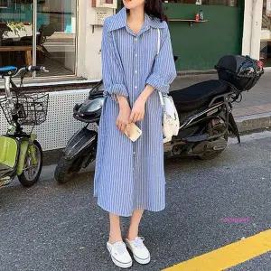 임산부 선물 여름 빅사이즈여성의류 슬림 롱원피스abc096