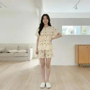 [모스트맘]주니어냉감상하세트 옐로우체크애니멀