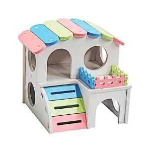 집꾸미기 용품 은신처 2층집 햄스터집 햄스터집꾸미기 햄스터용품