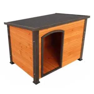 야외 견사 원목 실외 강아지집 진돗개집 만들기 대형견집