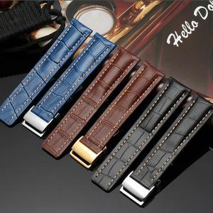 송아지 가죽 시계 밴드 브라이틀링 스트랩 팔찌 블랙 다크 브라운 블루 벨트 20mm 24mm