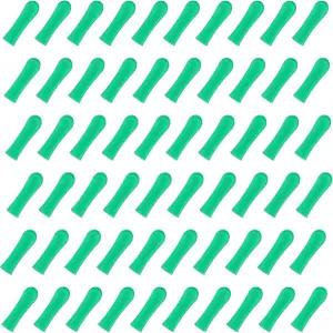 리우부징 120개 그린 이어 스푼 팁 실리콘 교체 클리너 왁스 제거 헬스케어 클리닝 키트