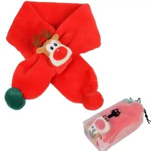 보들보들루돌프산타목도리(1P) 유아 넥워머 유아 머플러 목도리