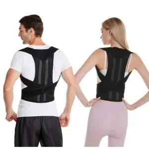굽은등 교정밴드 비대칭 굽은어깨 등 목 척추 교정기 CH33000
