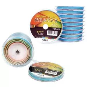 낚시 멀티겹사 수심측정 5색 합사줄 150M