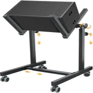 UPELA 헤비 듀티 앰프 스탠드 조절 가능한 스피커 캐비닛 콤보 홀더 오디오 랙 기타