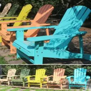 원목 야외의자 해변 비치베드 야외용 정원용 펜션 라운지