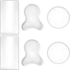 메페이스 6개 젤 발목 패드 디스크 프로텍터 브레이스 롤러 스케이트 액세서리 남성용 부츠 피겨 스