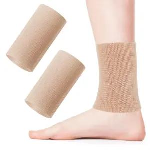 피리우오 2피스 발목 젤 슬리브 패딩 스케이트 양말 보호대 스 가드 피겨 스케이팅 라이딩 하키 롤러