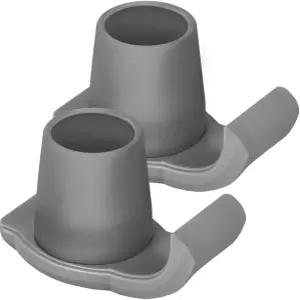 접이식 워커를 위한 2팩 스키 글라이드 시니어를 필수 액세서리 모빌리티 보조