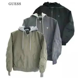 게스 남성 후디 후드 보머 자켓 남자 후드 바람막이 점퍼 봄 가을 항공 재킷 코스트코
