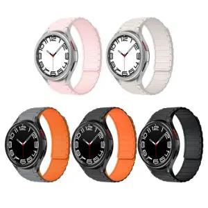 갤럭시워치6 날개형 양면 스트랩 마그네틱 실리콘밴드 갤럭시워치6 스마트밴드