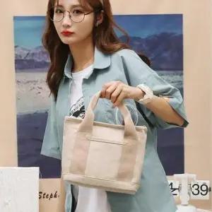 [패션] 여자 강아지 외출 간식 가방 소풍 캔버스 토트 백