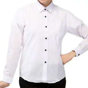 여자 흰색 기본 셔츠 블라우스 연비복 유니폼 SE02