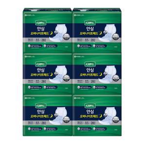 디펜드 안심 오버나이트 패드 28개 x 6팩 어른용 노인 기저귀