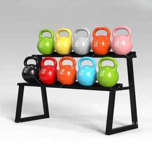 케틀벨 거치대 정리대 선반 헬스장 랙 아령 받침대