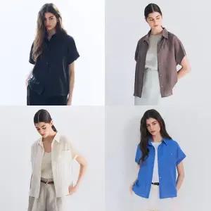 시원한린넨반팔셔츠4종세트