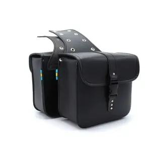 오토바이 사이드백 바이크 가죽 바이크가방 할리 리어백