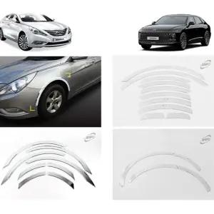 경동 휀다몰딩 크롬 스타리아 그랜져GN7 바퀴테두리 차량용 외부 팬더 중형 차꾸미기