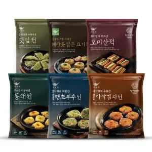 [사옹원] 모듬전 6종 세트 /김치 부추 동태 산적 깻잎 완자