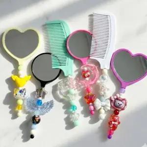 볼꾸 DIY 동대문 비즈 거울 머리 빗 꾸미기세트 키트 빗꾸 거꾸 고급 펜꾸 비즈공예