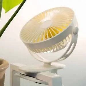 탁상용 선풍기 소형 무선 캠핑용 집게형 선풍기 사무실 360도 유아차 여행용 휴대용 무소음 유모차 저소음