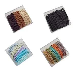 심플 스크류 헤어 머리끈 고무줄 헤어끈 헤어끈세트 50P 케이스포함