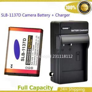1100mAh SLB-1137D SLB 카메라 배터리 + 충전기 삼성 TL34HD NV106 HD i85 i100