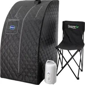 집에서 휴식을 취할 수 있는 듀라사지 경량 휴대용 개인용 스팀 사우나 스파 60분 타이머 800와트 발생기