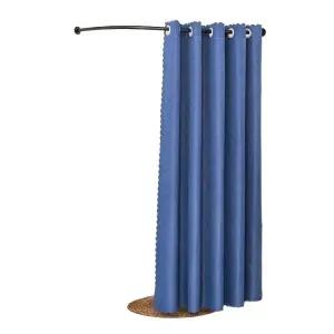 간이탈의실 이동식 형봉 암막커튼 옷가게 피팅룸 기본구성 커텐 자형 간이 탈의실 매장